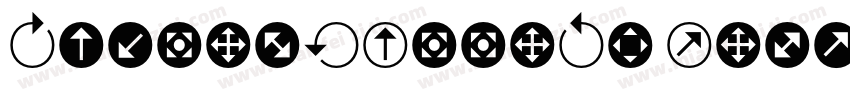 UchronyArrows Bold字体转换
